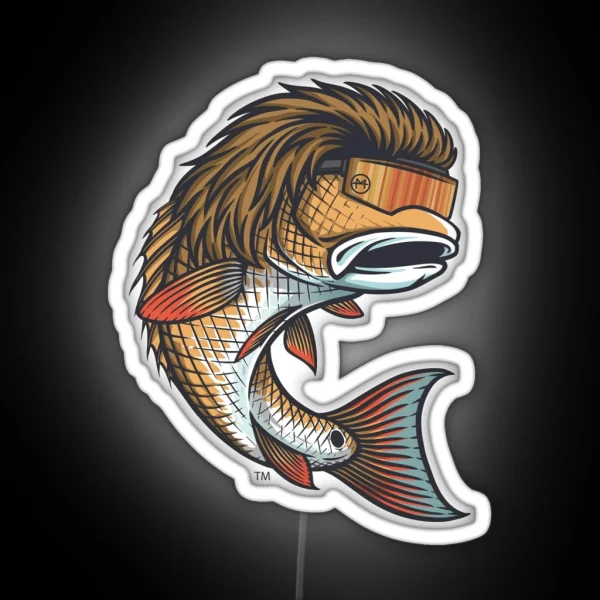 Redfish Mullet RGB Neon Sign