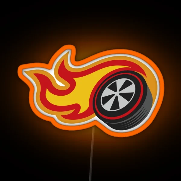Redline Diecast Series Logo Dark RGB Neon Sign