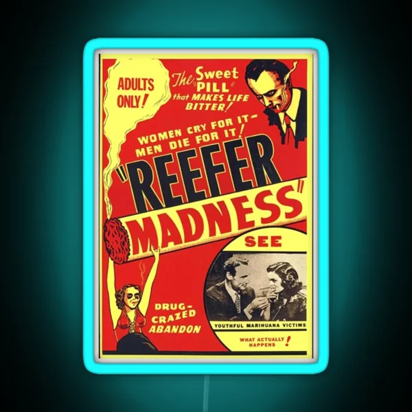 Reefer Madness RGB Neon Sign