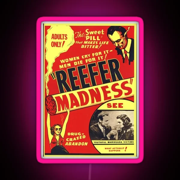 Reefer Madness RGB Neon Sign
