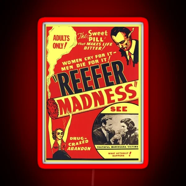 Reefer Madness RGB Neon Sign