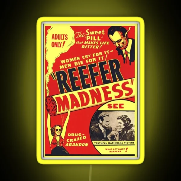 Reefer Madness RGB Neon Sign