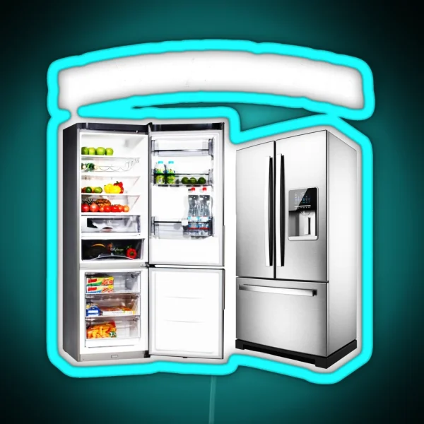 Refrigerator Noun Led RGB Neon Sign