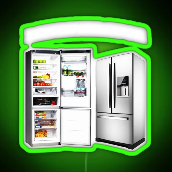 Refrigerator Noun Led RGB Neon Sign