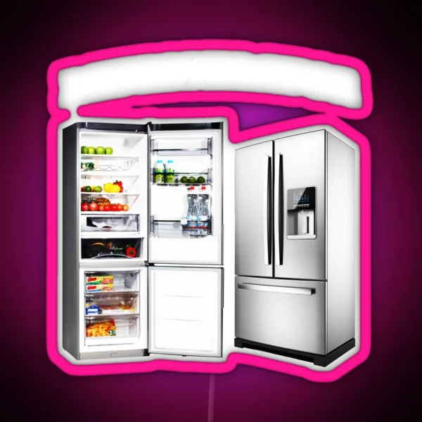Refrigerator Noun Led RGB Neon Sign