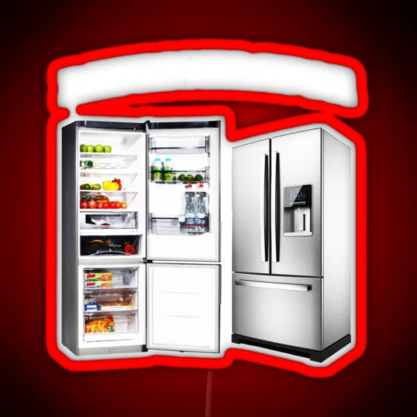 Refrigerator Noun Led RGB Neon Sign