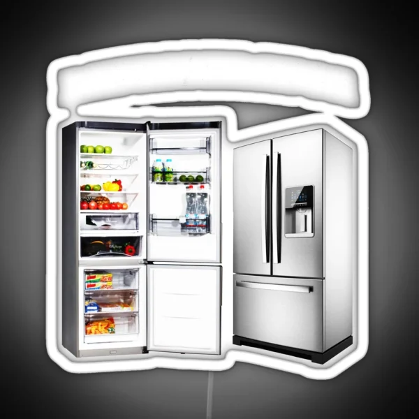 Refrigerator Noun Led RGB Neon Sign