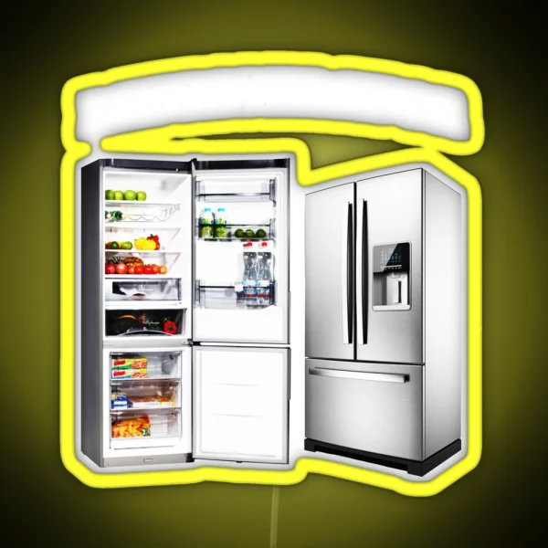 Refrigerator Noun Led RGB Neon Sign