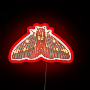 Regal Moth Citheronia Regalis RGB Neon Sign