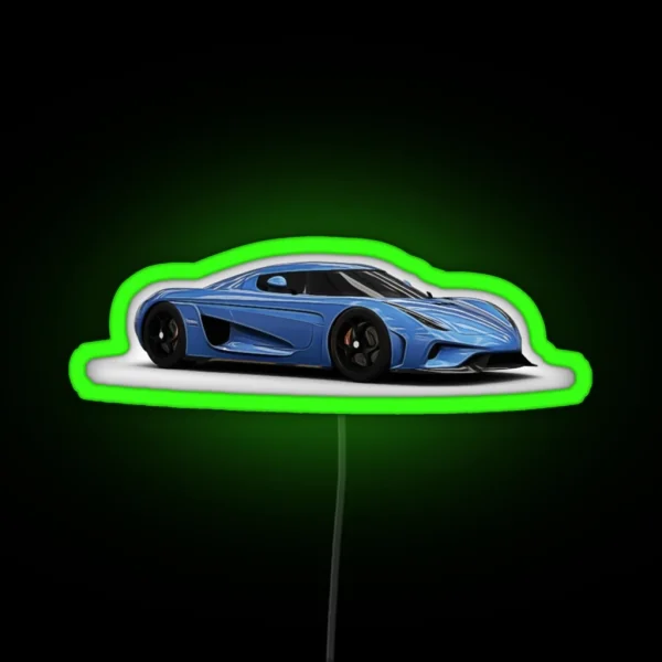 Regera Cartoon RGB Neon Sign