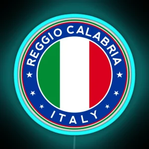 Reggio Calabria Italy RGB Neon Sign