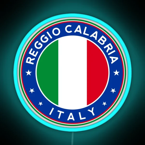 Reggio Calabria Italy RGB Neon Sign