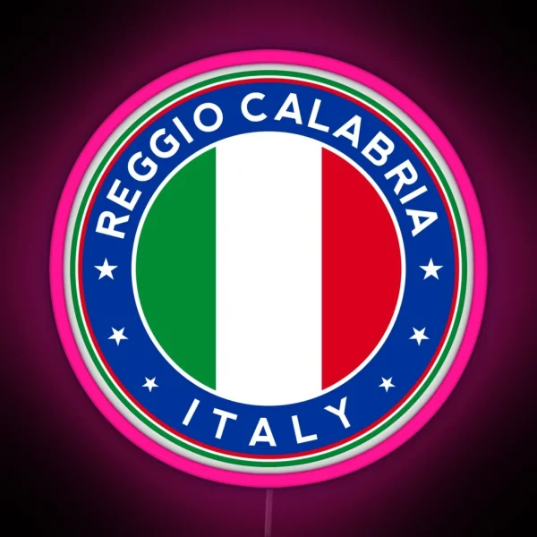 Reggio Calabria Italy RGB Neon Sign