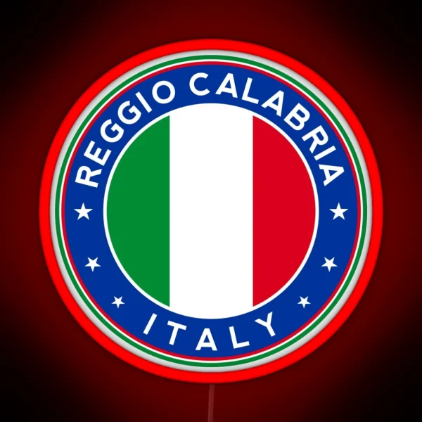 Reggio Calabria Italy RGB Neon Sign