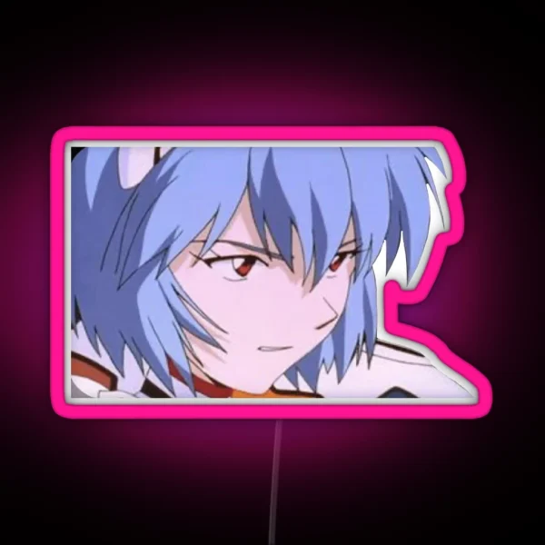 Rei Ayanami RGB Neon Sign