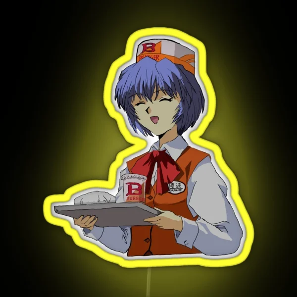 Rei Burger RGB Neon Sign