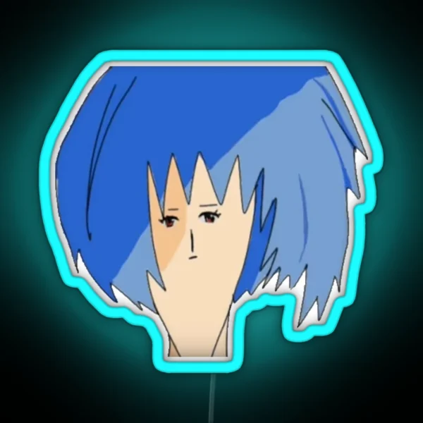 Rei Face RGB Neon Sign