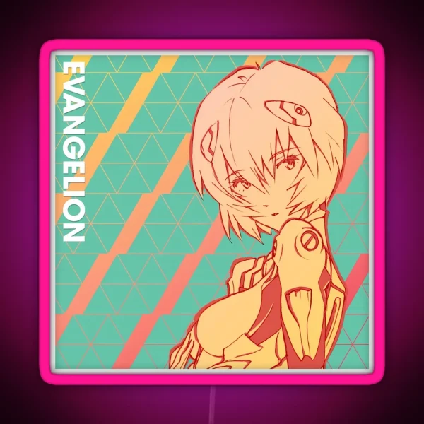 Rei V 1 Neon Genesis Evangelion RGB Neon Sign