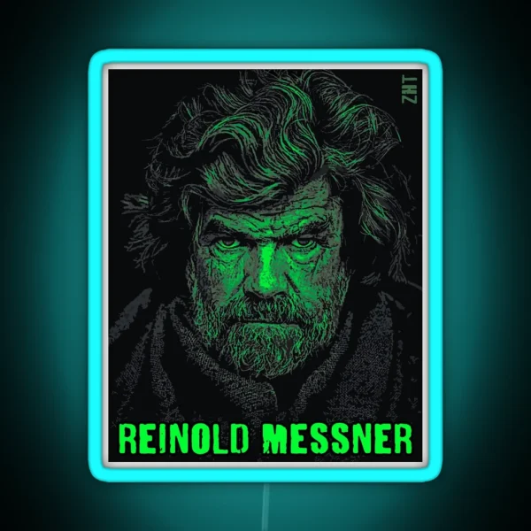 Reinhold Messner RGB Neon Sign