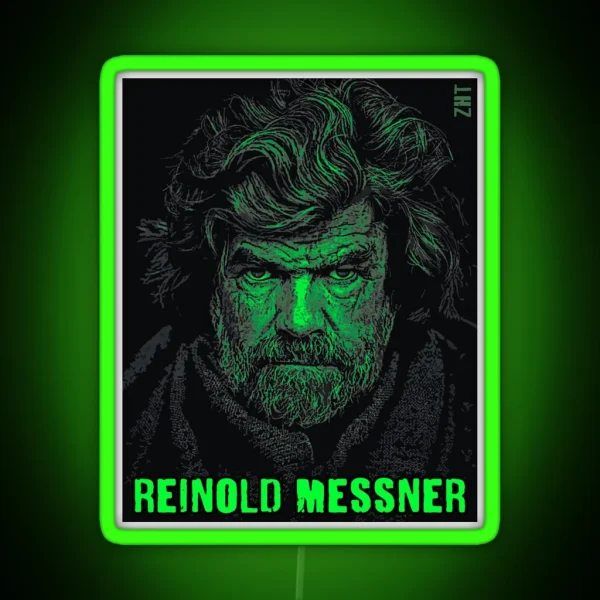 Reinhold Messner RGB Neon Sign