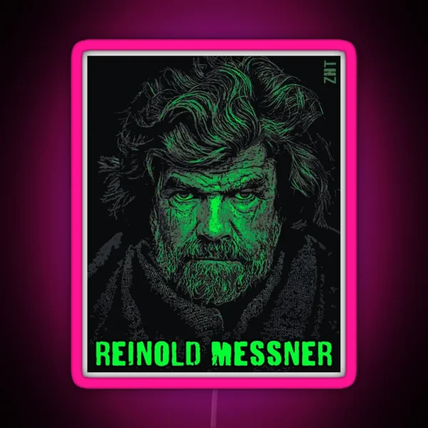 Reinhold Messner RGB Neon Sign