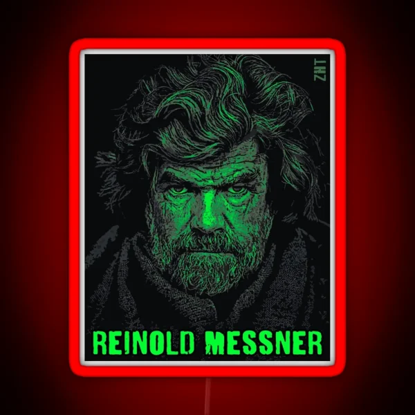 Reinhold Messner RGB Neon Sign