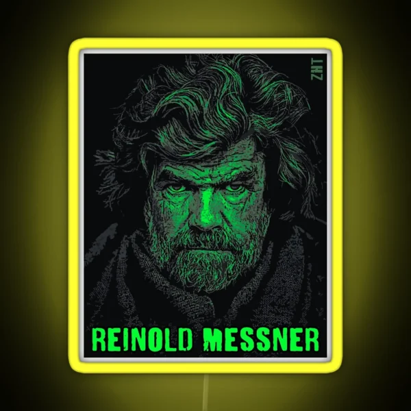 Reinhold Messner RGB Neon Sign