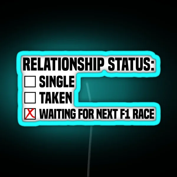 Relationship Status RGB Neon Sign