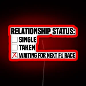 Relationship Status RGB Neon Sign