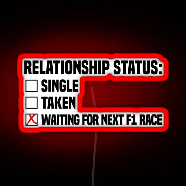 Relationship Status RGB Neon Sign