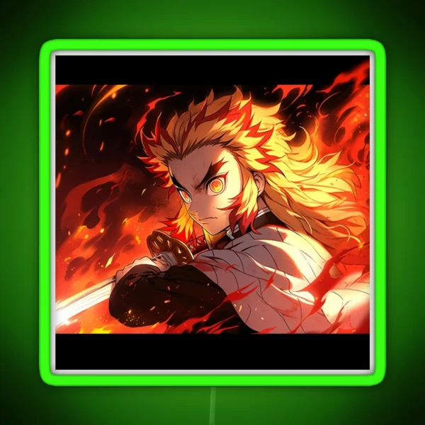 Rengoku Demon Slayer RGB Neon Sign
