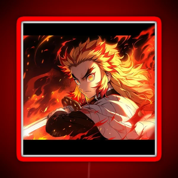 Rengoku Demon Slayer RGB Neon Sign