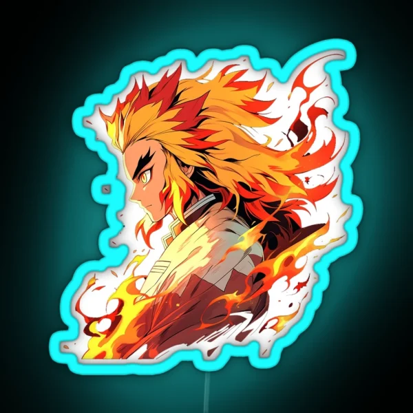 Rengoku Demon Slayer RGB Neon Sign