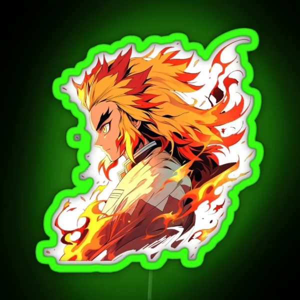 Rengoku Demon Slayer RGB Neon Sign