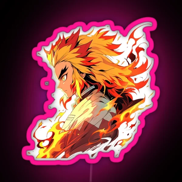 Rengoku Demon Slayer RGB Neon Sign