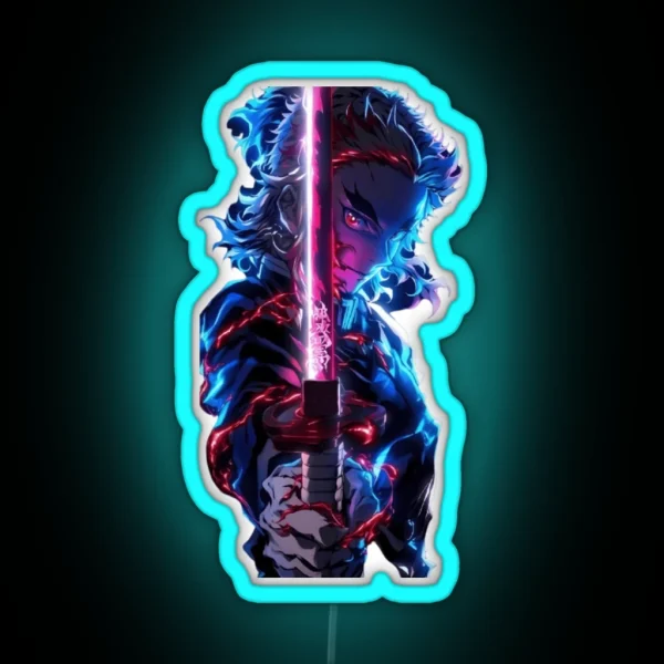 Rengoku Demon Slayer RGB Neon Sign