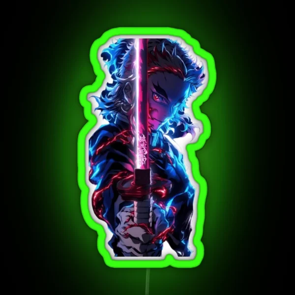 Rengoku Demon Slayer RGB Neon Sign