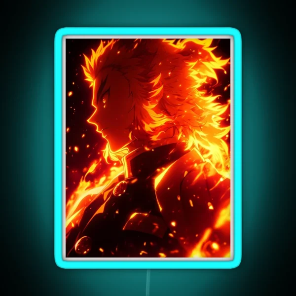 Rengoku Kyojuro Demon Slayer 19 RGB Neon Sign