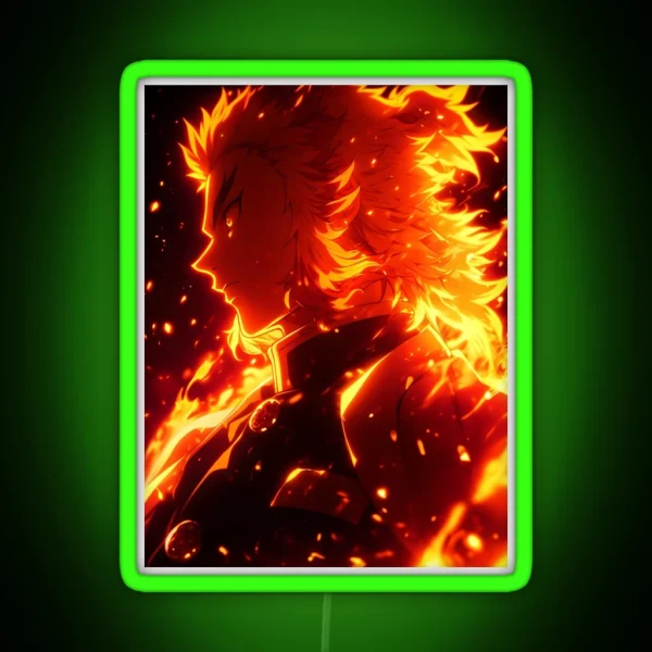 Rengoku Kyojuro Demon Slayer 19 RGB Neon Sign