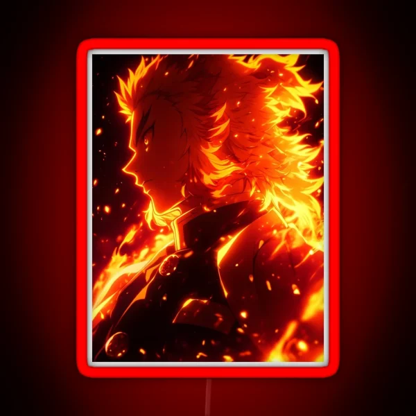 Rengoku Kyojuro Demon Slayer 19 RGB Neon Sign