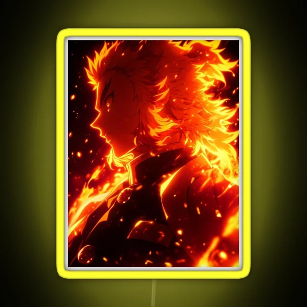 Rengoku Kyojuro Demon Slayer 19 RGB Neon Sign