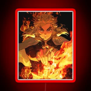Rengoku Kyojuro Demon Slayer RGB Neon Sign