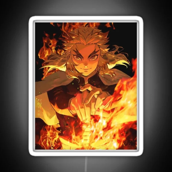 Rengoku Kyojuro Demon Slayer RGB Neon Sign