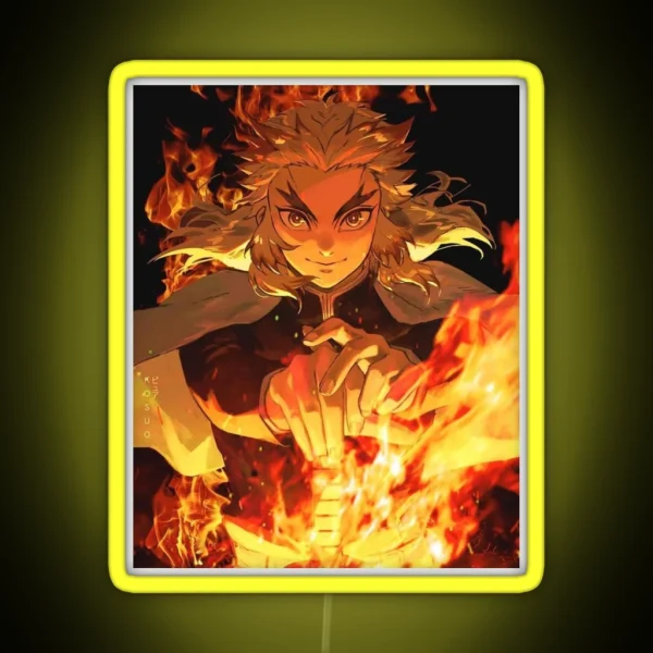Rengoku Kyojuro Demon Slayer RGB Neon Sign