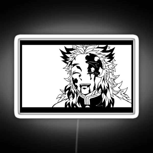Rengoku Kyojuro Kimetsu No Yaiba RGB Neon Sign