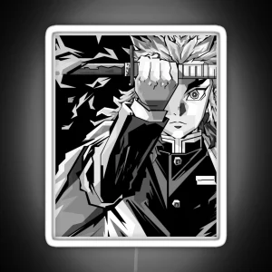 Rengoku Kyojuro RGB Neon Sign