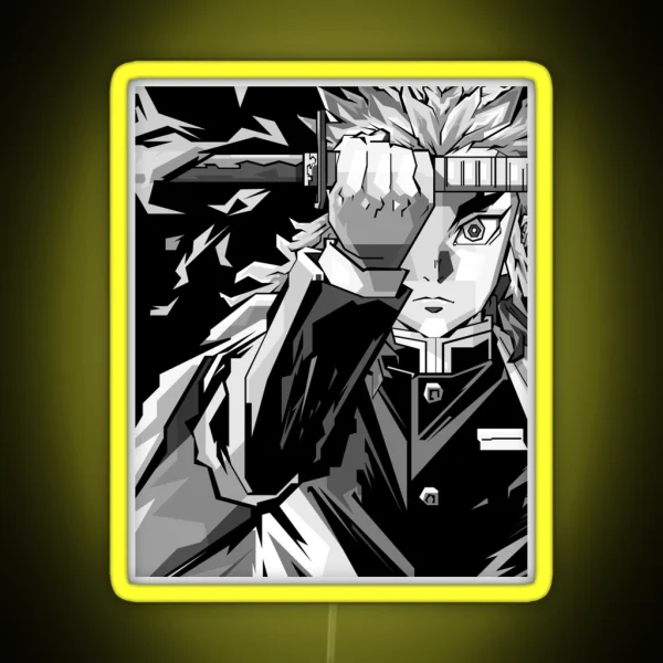 Rengoku Kyojuro RGB Neon Sign