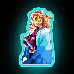 Rengoku Kyojuro RGB Neon Sign