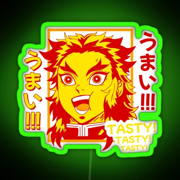 Rengoku Tasty RGB Neon Sign