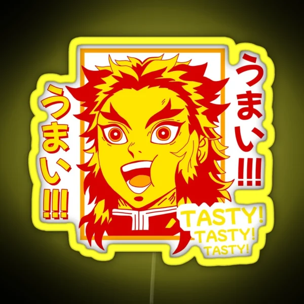Rengoku Tasty RGB Neon Sign